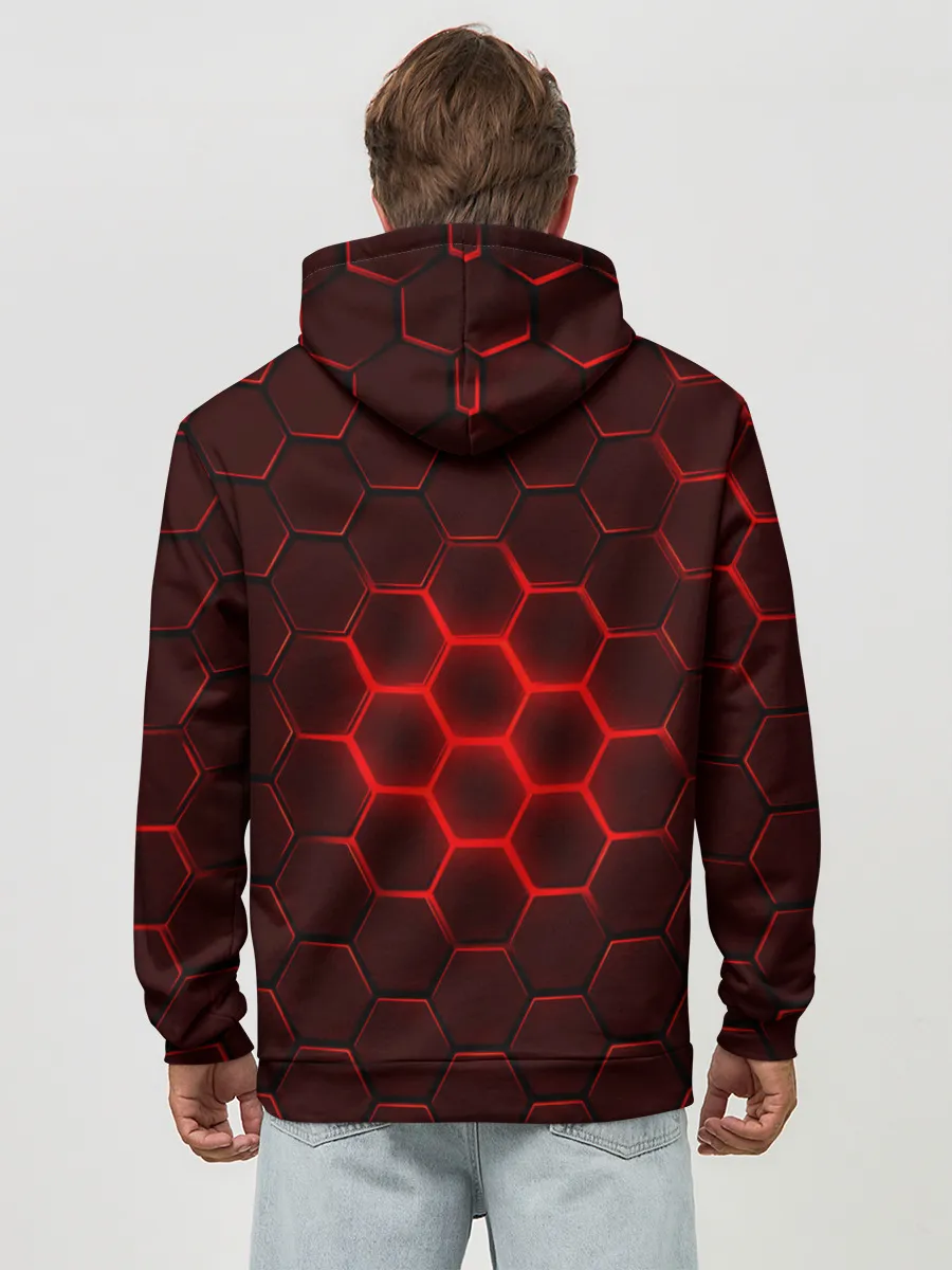 Худи мужской база хлопок / БРОНЯ ИЗ СТАЛИ