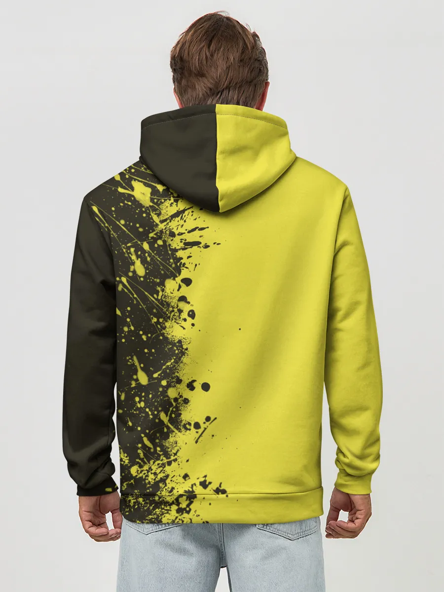 Худи мужской база хлопок / Pikachu Pika Pika