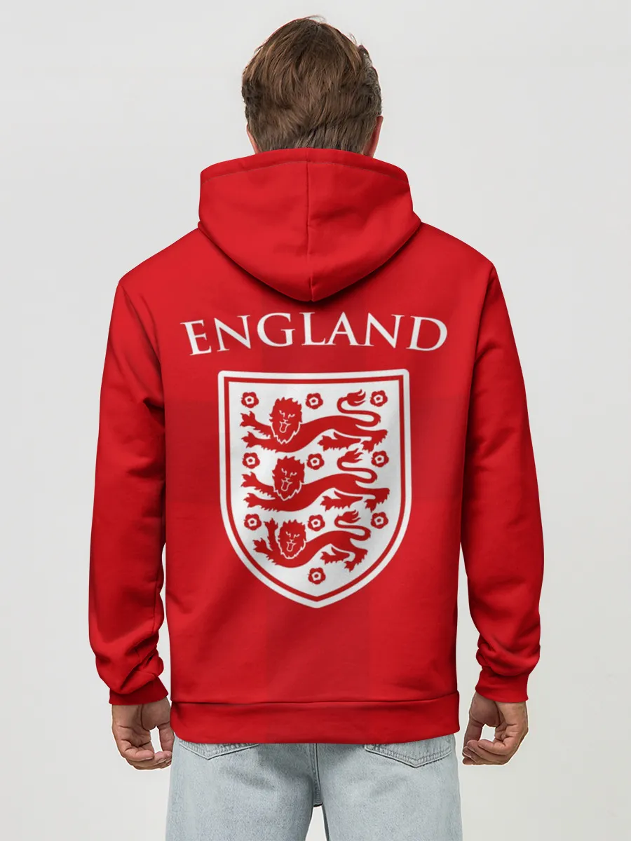 Худи мужской база хлопок / Сборная Англии