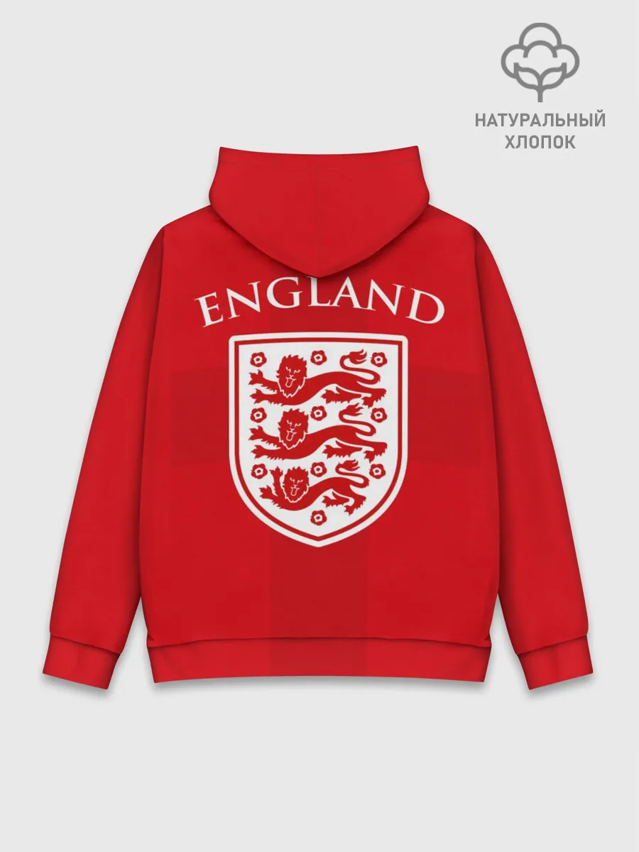 Худи мужской база хлопок / Сборная Англии