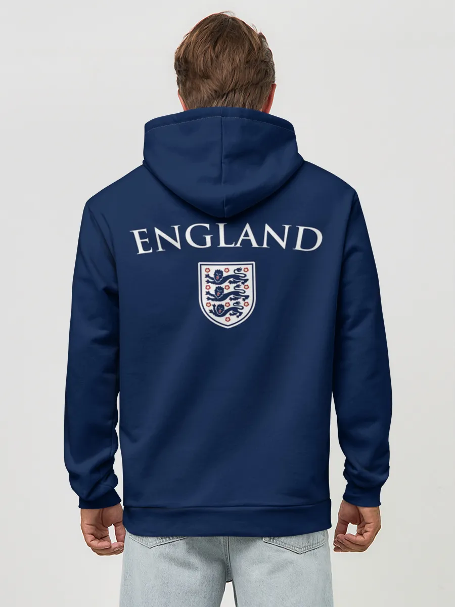 Худи мужской база хлопок / Сборная Англии