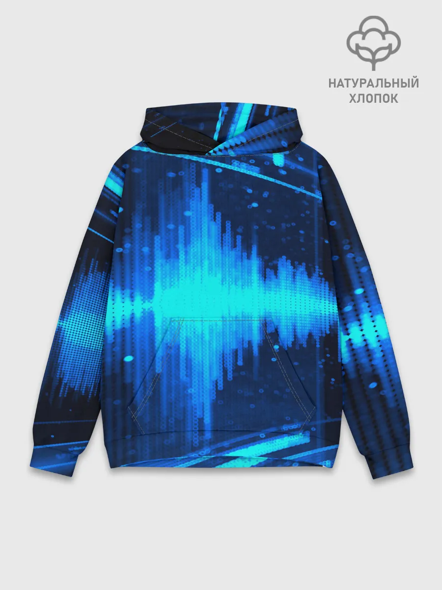 Худи мужской база хлопок / эквалайзер