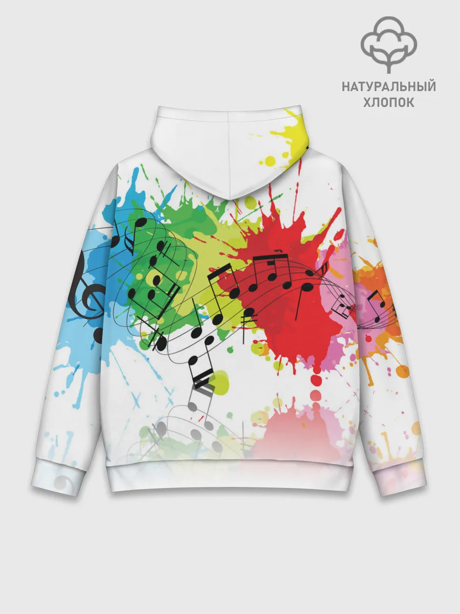 Худи мужской база хлопок / Ноты color