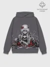 Худи мужской база хлопок / Girl & Death