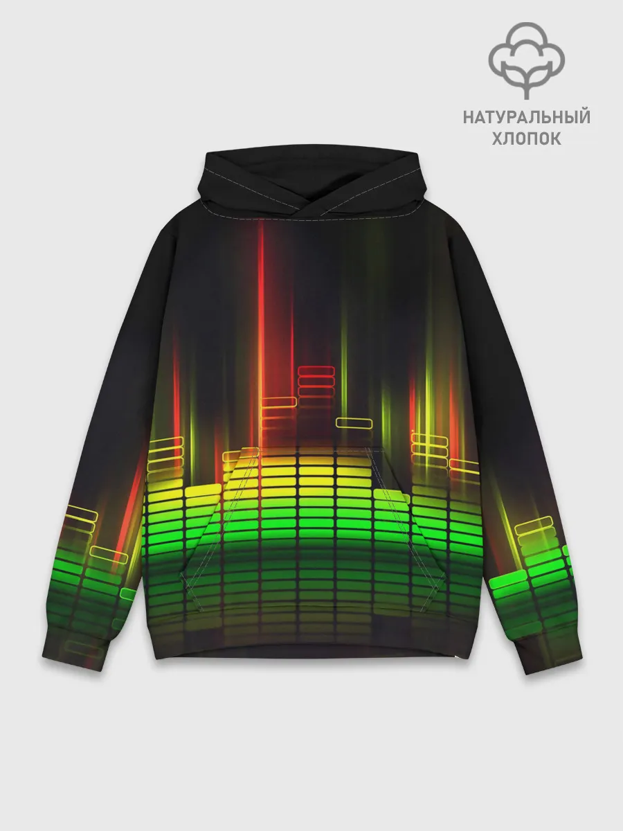 Худи мужской база хлопок / эквалайзер