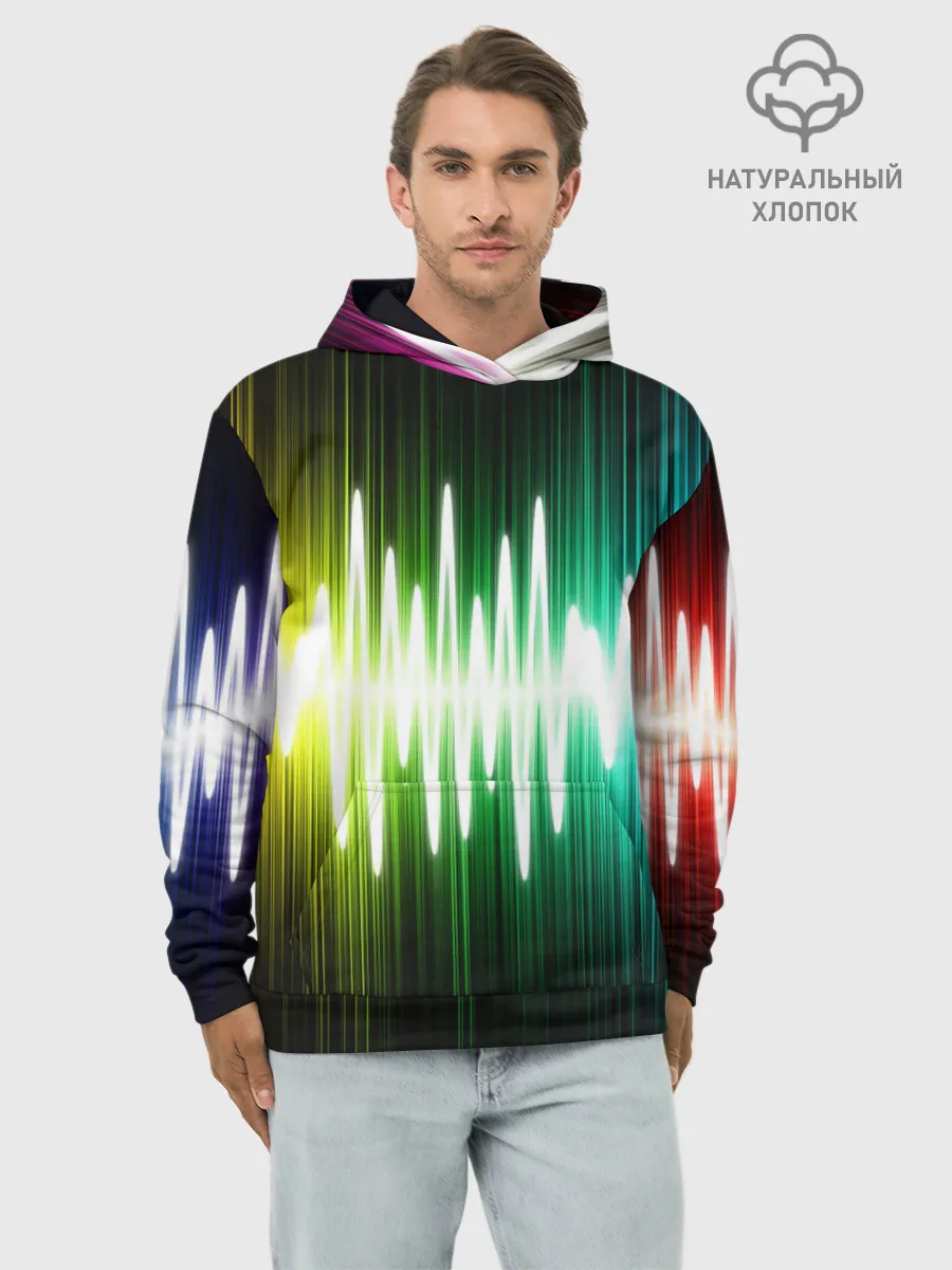 Худи мужской база хлопок / music