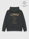 Худи мужской база хлопок / Toronto Raptors Leonard