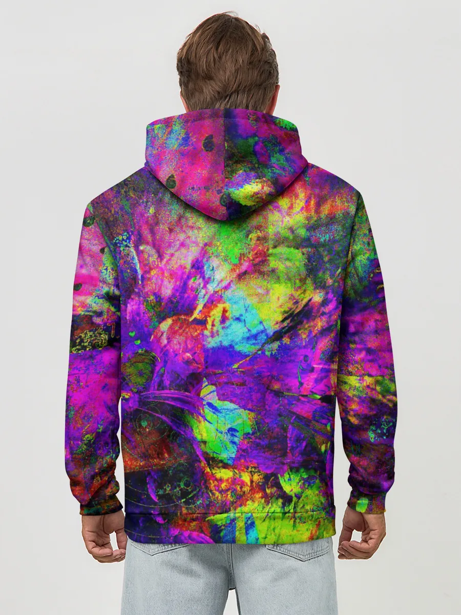 Худи мужской база хлопок / Буйство цвета