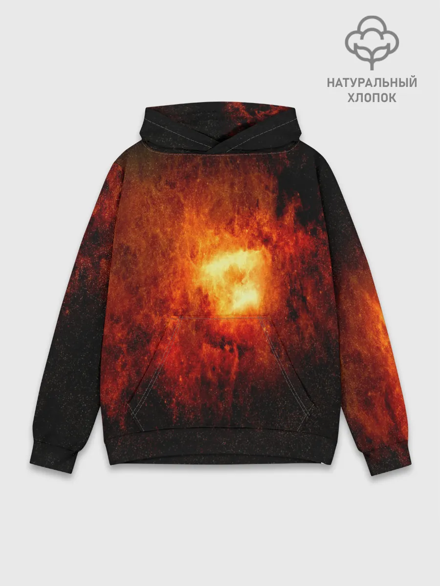 Худи мужской база хлопок / Черная дыра