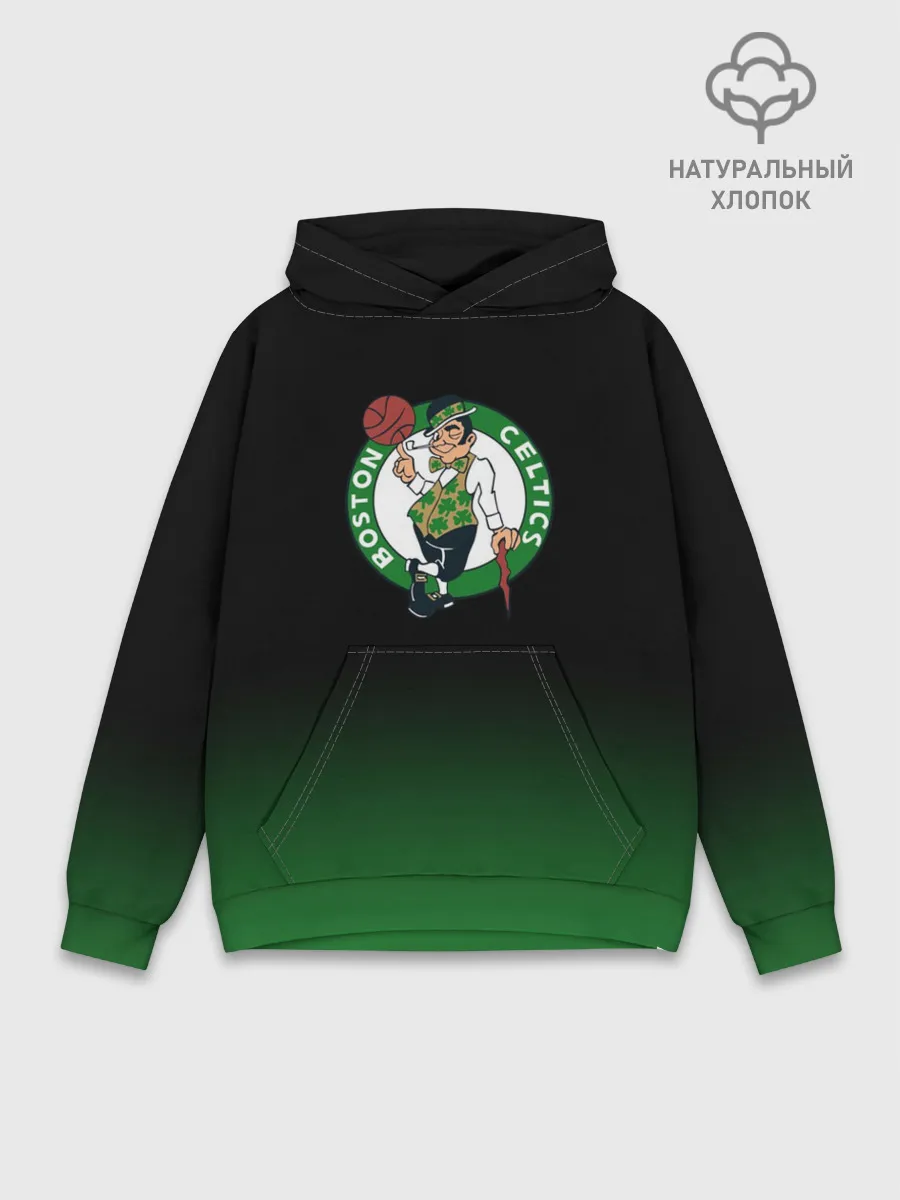 Худи мужской база хлопок / Boston Кайри Ирвинг