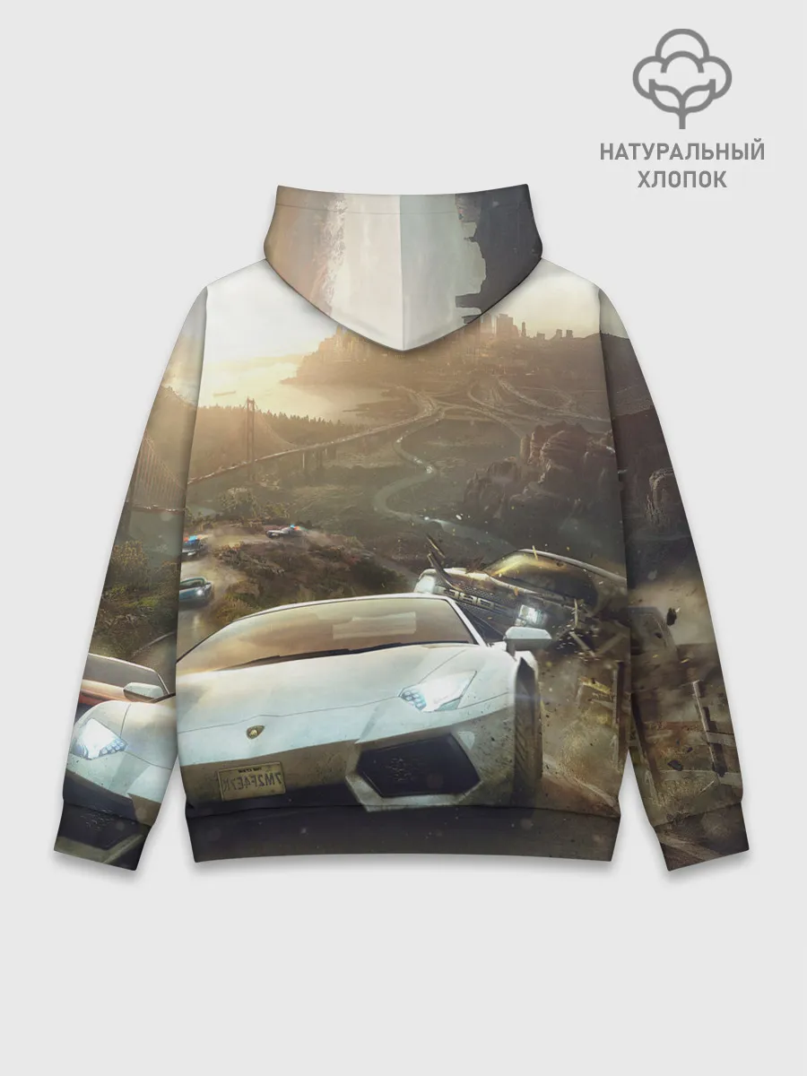 Худи мужской база хлопок / Need for Speed