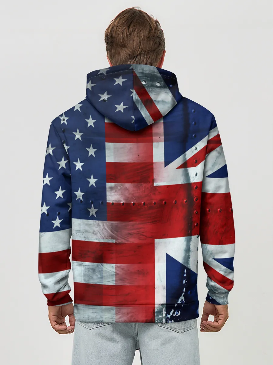 Худи мужской база хлопок / Англия&Америка