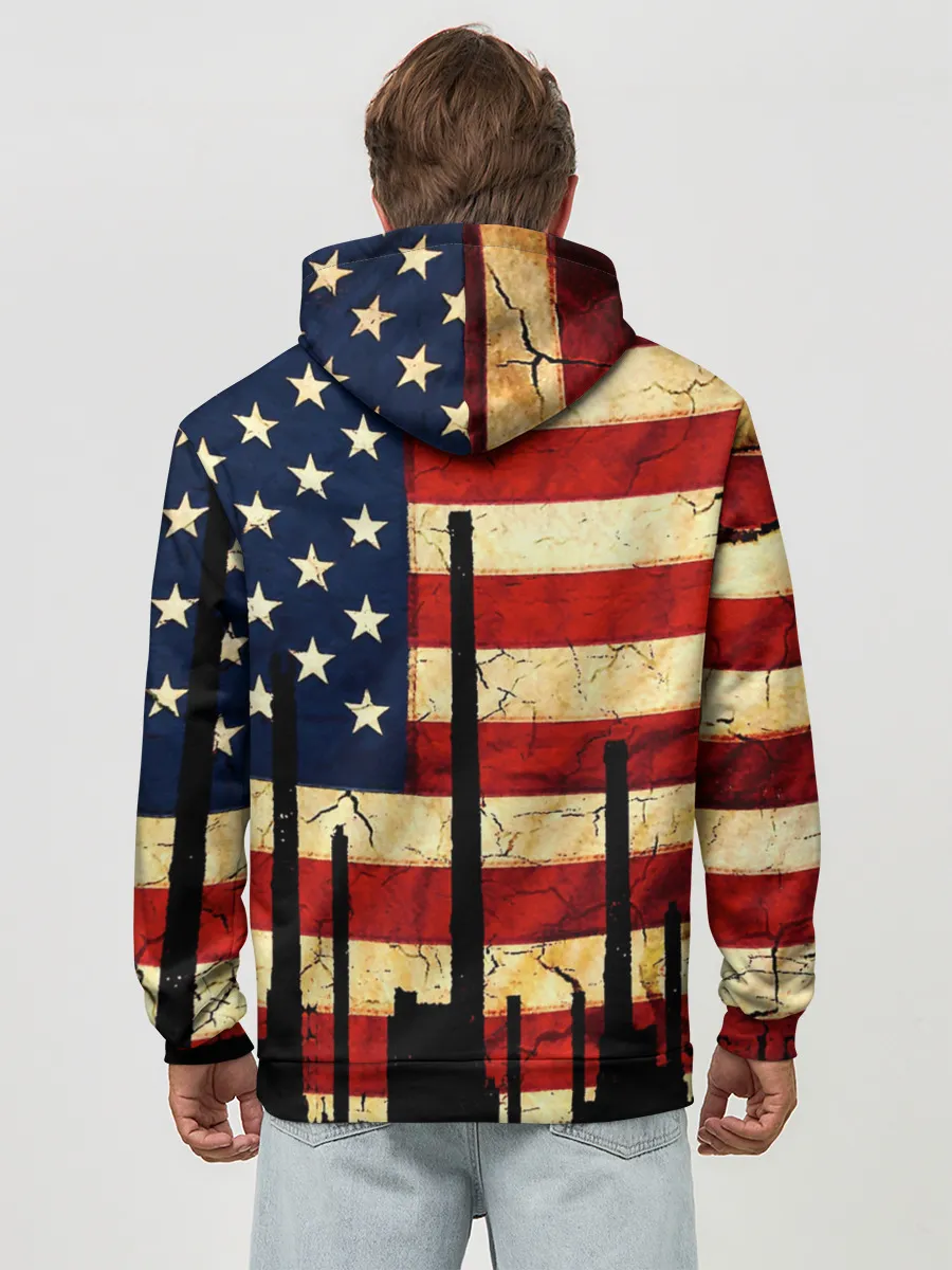 Худи мужской база хлопок / USA URBAN