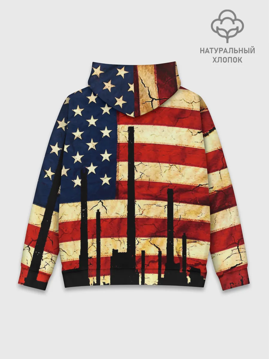 Худи мужской база хлопок / USA URBAN