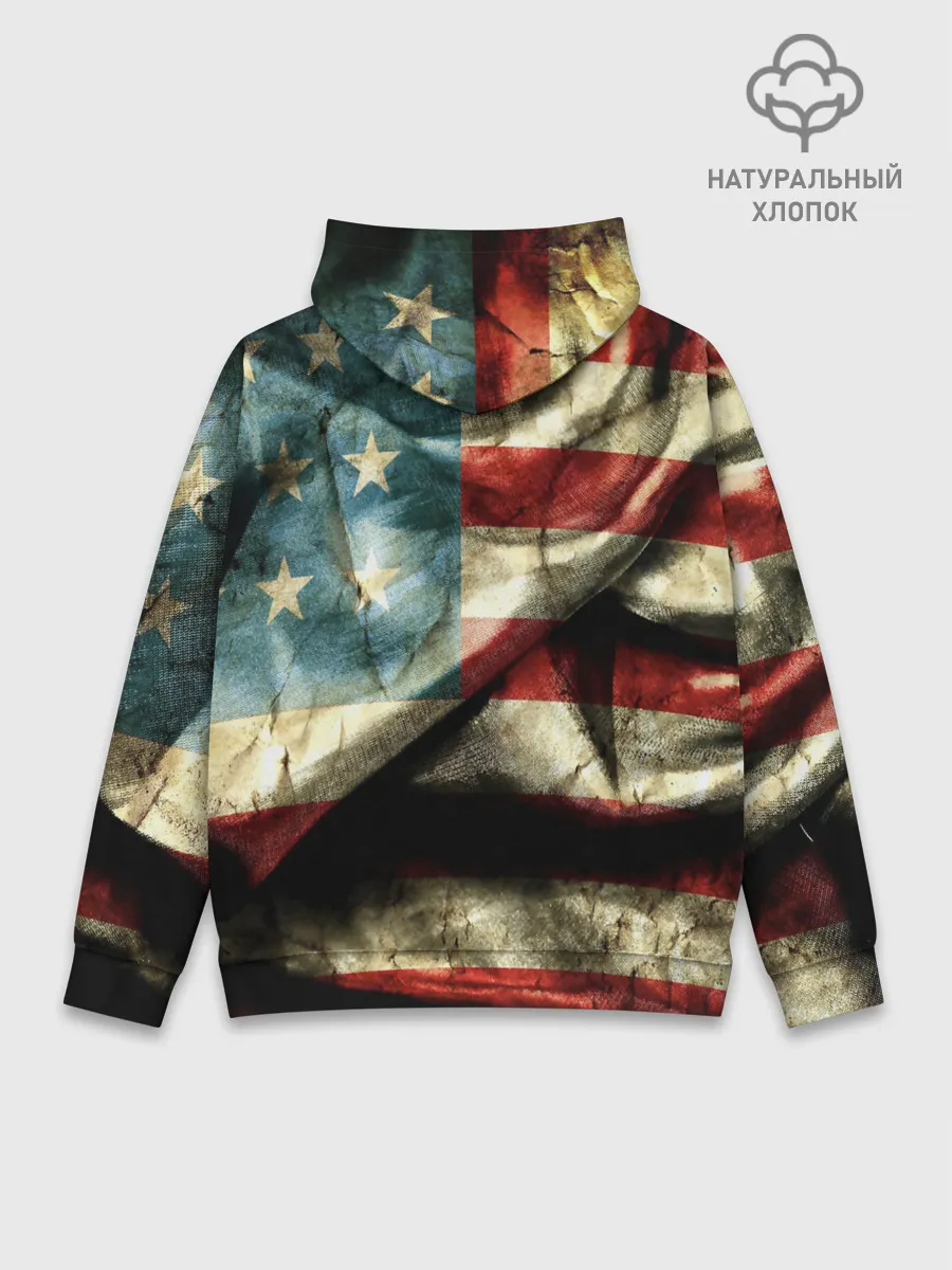 Худи мужской база хлопок / USA 3D