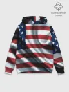 Худи мужской база хлопок / Символика Америки