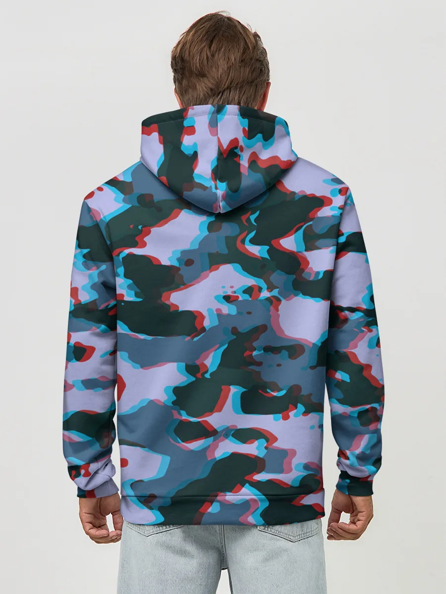 Худи мужской база хлопок / Камуфляж