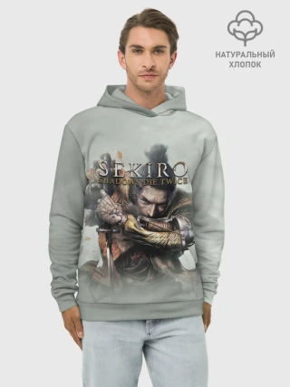 Худи мужской база хлопок / Sekiro: Shadows Die Twice