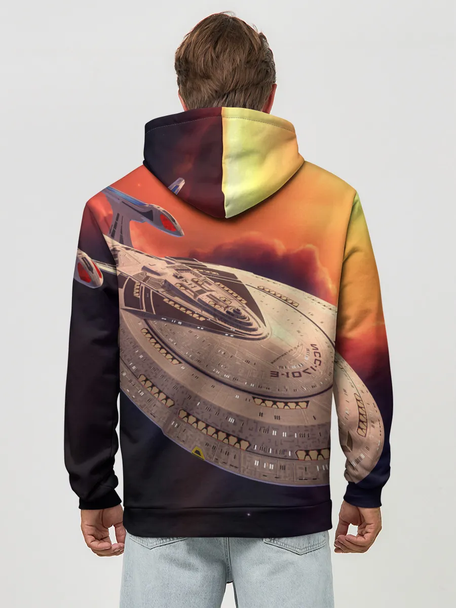 Худи мужской база хлопок / Звездный путь