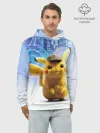 Худи мужской база хлопок / Pikachu Detective