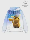 Худи мужской база хлопок / Pikachu Detective