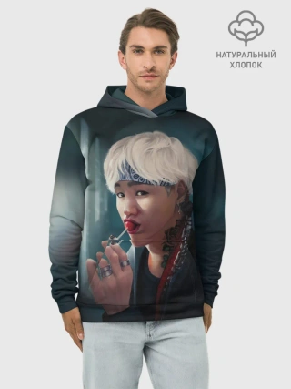 Худи мужской база хлопок / Suga