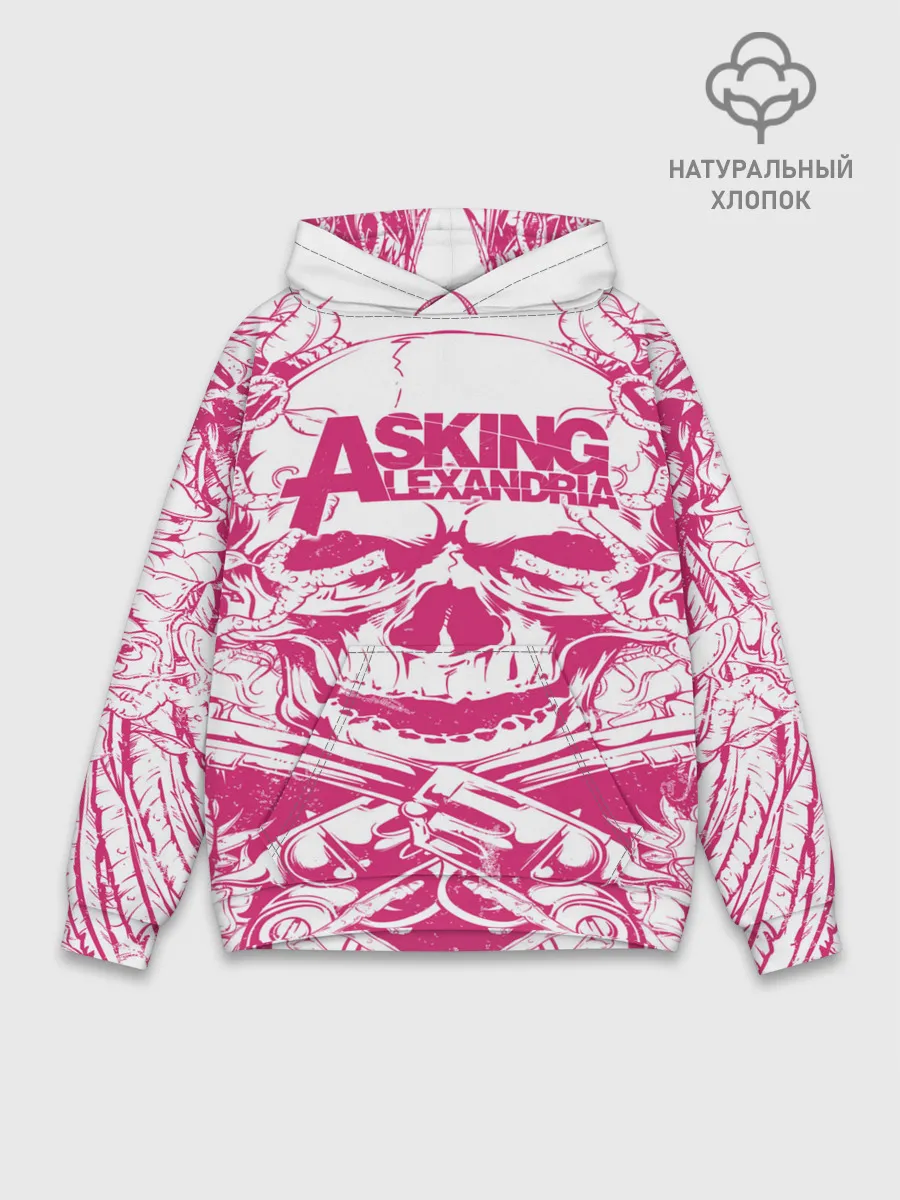 Худи мужской база хлопок / Asking Alexandria