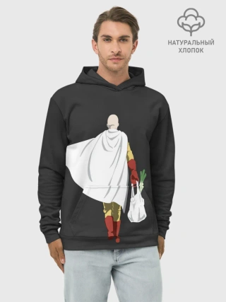 Худи мужской база хлопок / Saitama
