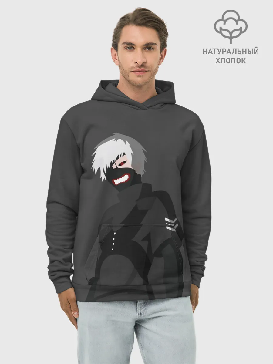 Худи мужской база хлопок / Kaneki Ken высокомерный