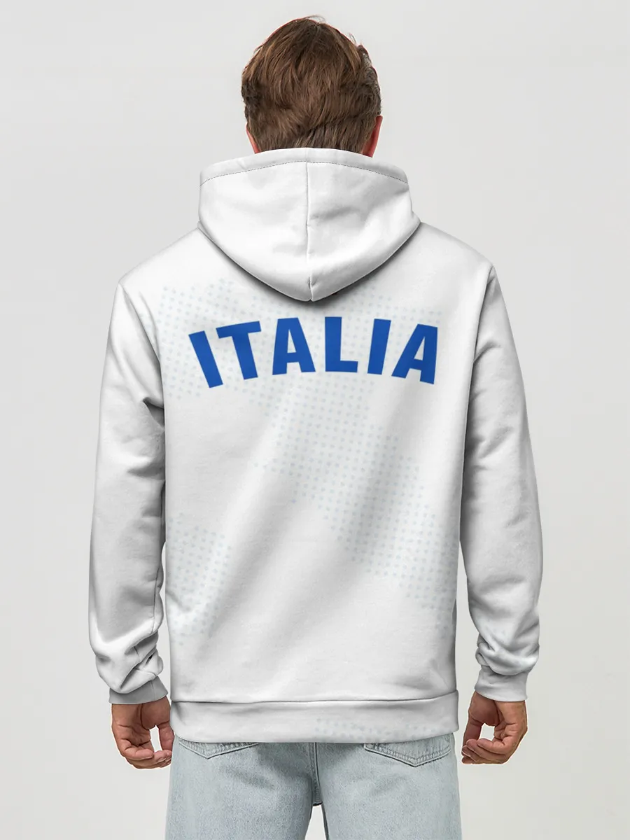 Худи мужской база хлопок / Сборная Италии