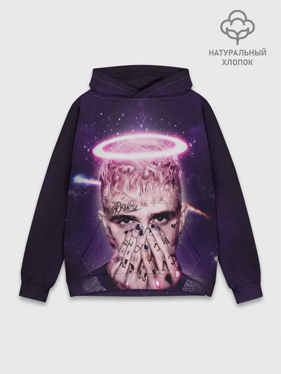 Худи мужской база хлопок / Lil Peep
