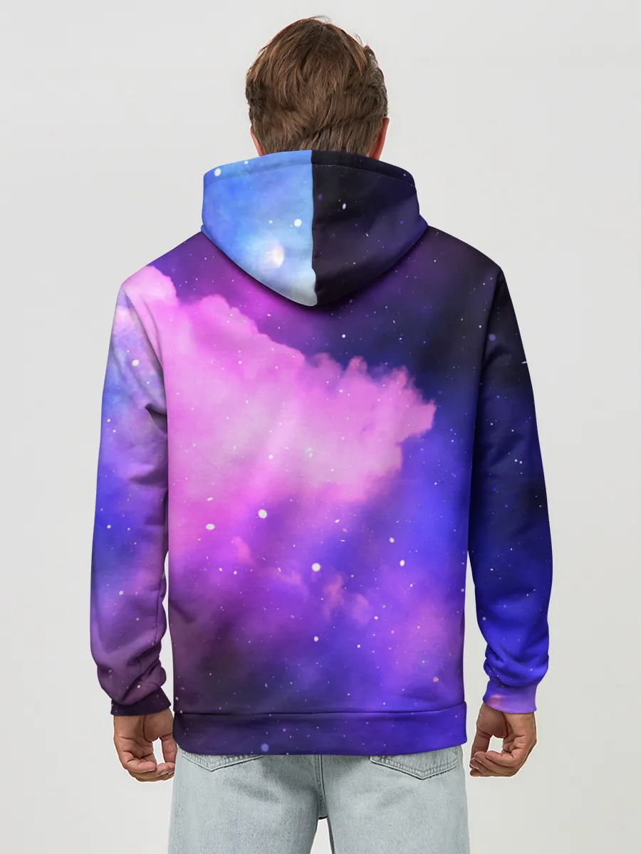 Худи мужской база хлопок / космос