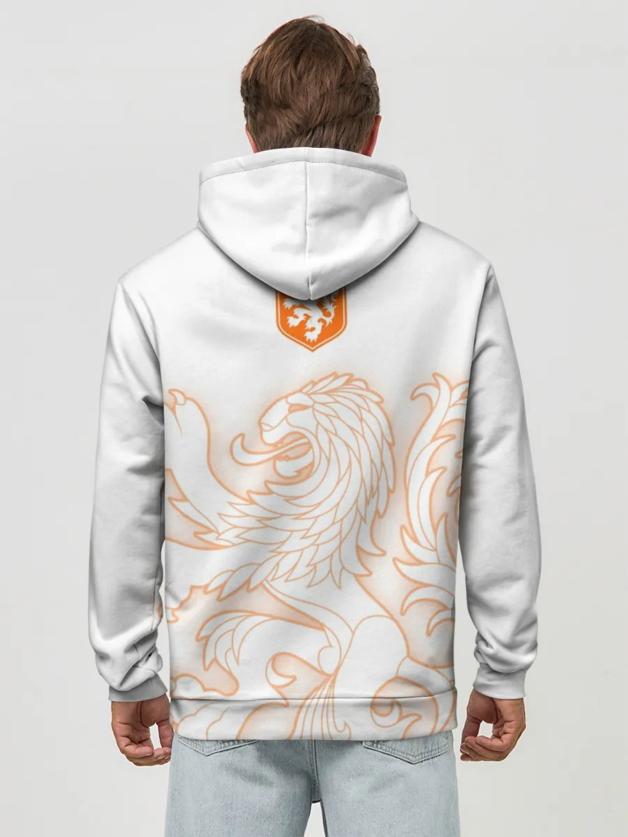 Худи мужской база хлопок / Сборная Голландии