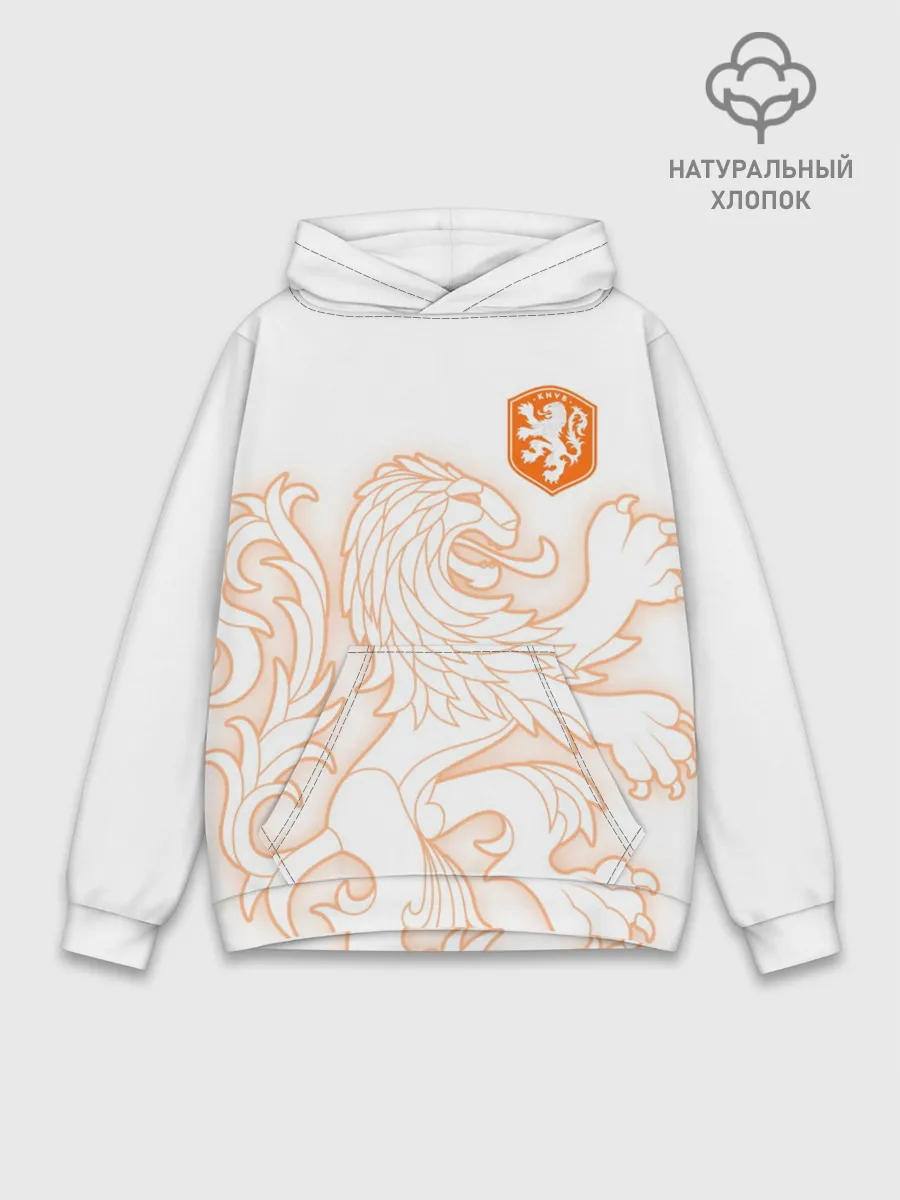 Худи мужской база хлопок / Сборная Голландии