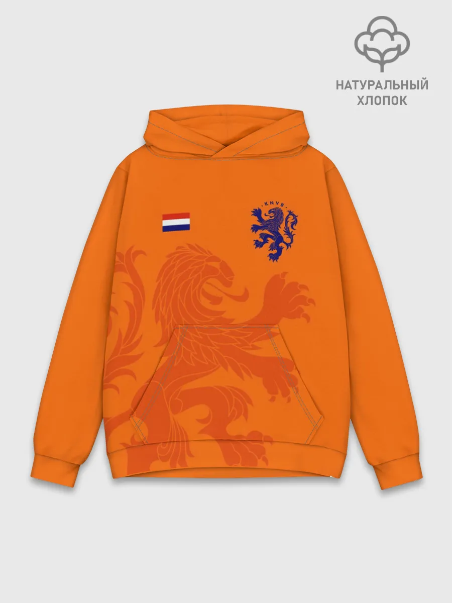 Худи мужской база хлопок / Сборная Голландии
