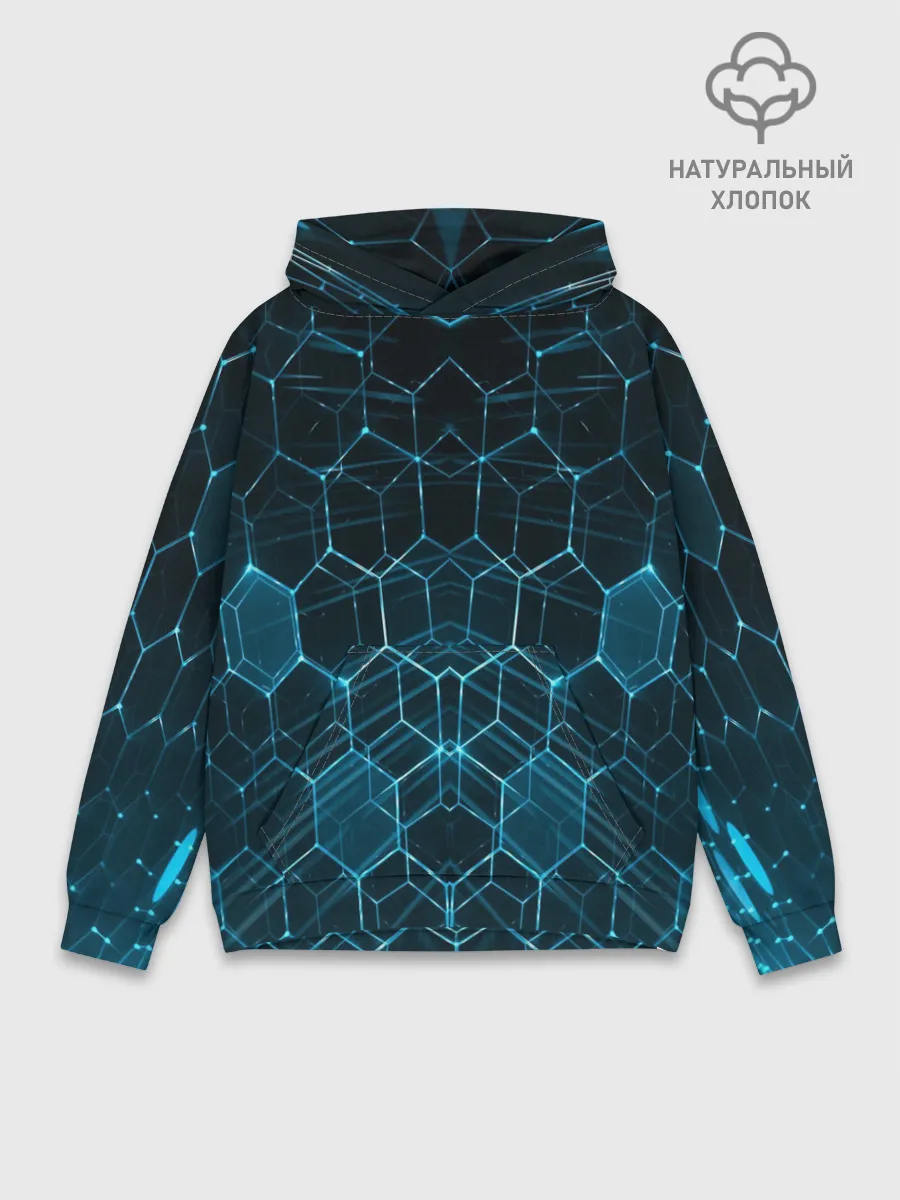 Худи мужской база хлопок / НЕОНОВАЯ БРОНЯ