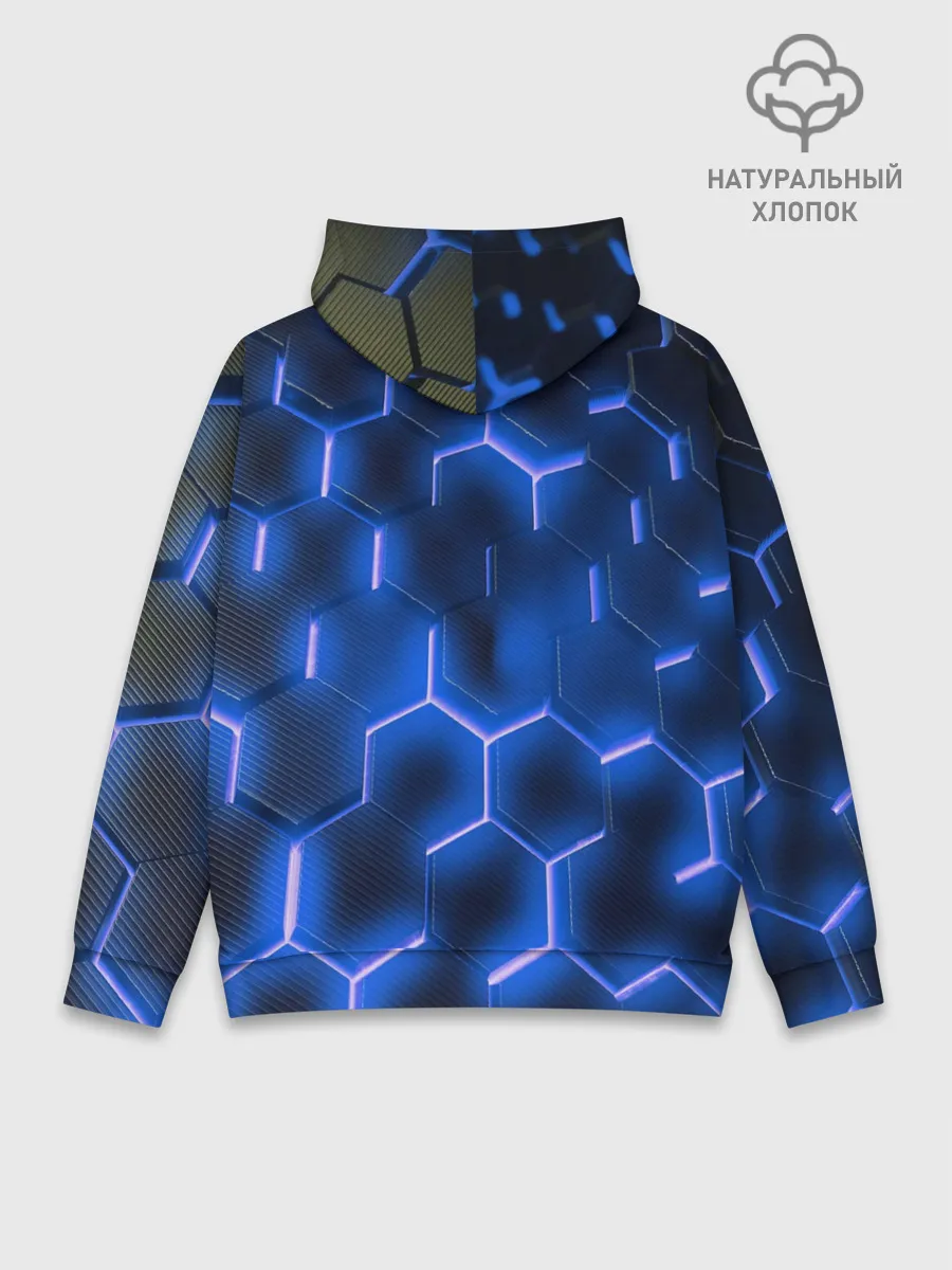 Худи мужской база хлопок / НЕОНОВАЯ БРОНЯ
