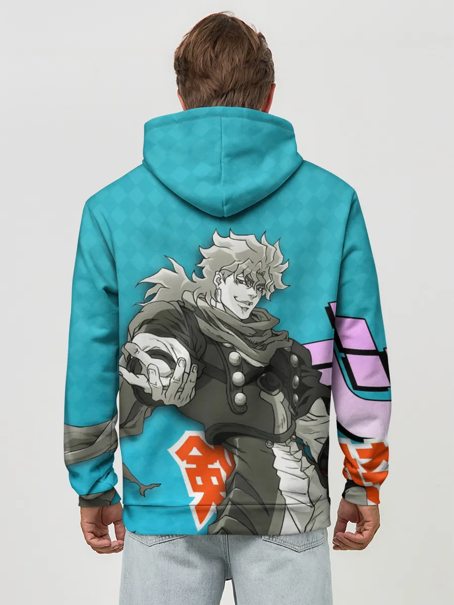 Худи мужской база хлопок / Приключения ДжоДжо