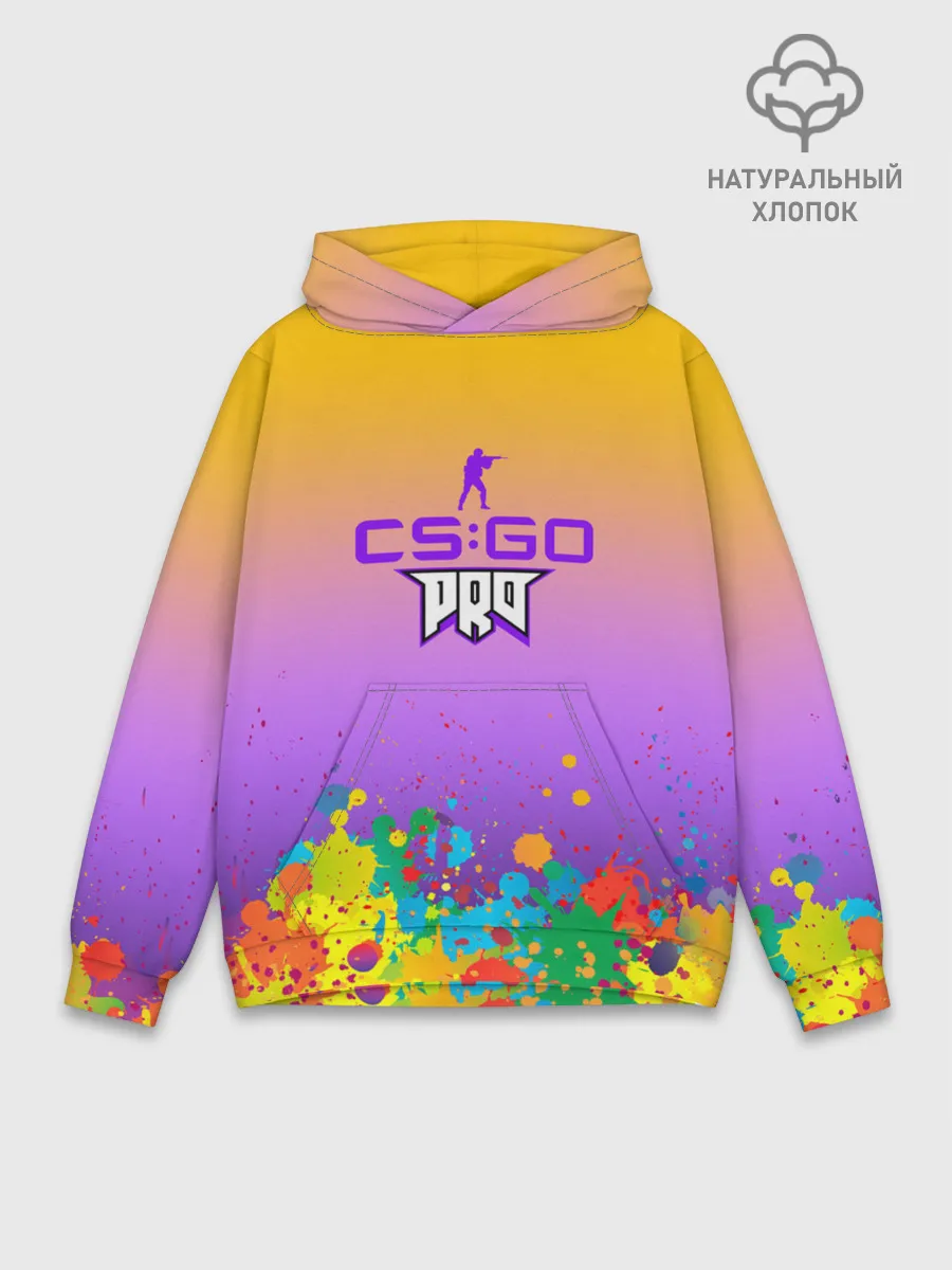 Худи мужской база хлопок / pro100