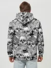 Худи мужской база хлопок / Human skulls