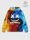 Худи мужской база хлопок / Marshmello Fire