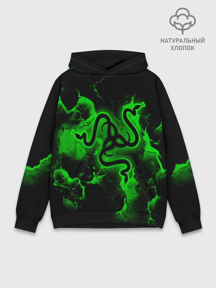 Худи мужской база хлопок / RAZER