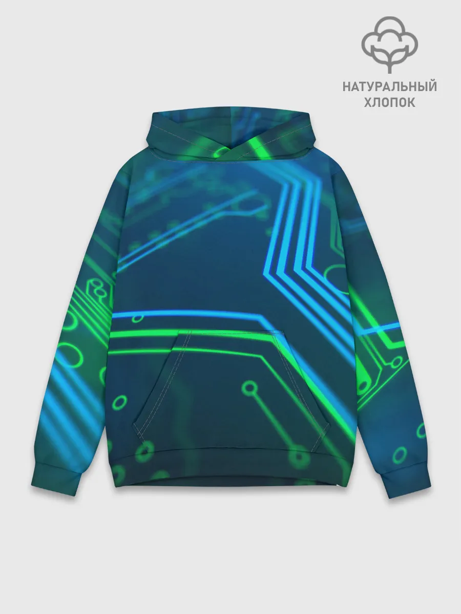 Худи мужской база хлопок / ПРОГРАММИСТ