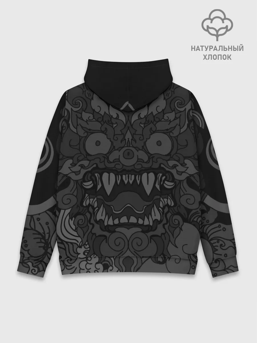 Худи мужской база хлопок / Дракон