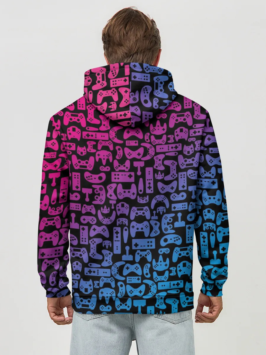 Худи мужской база хлопок / Neon Player