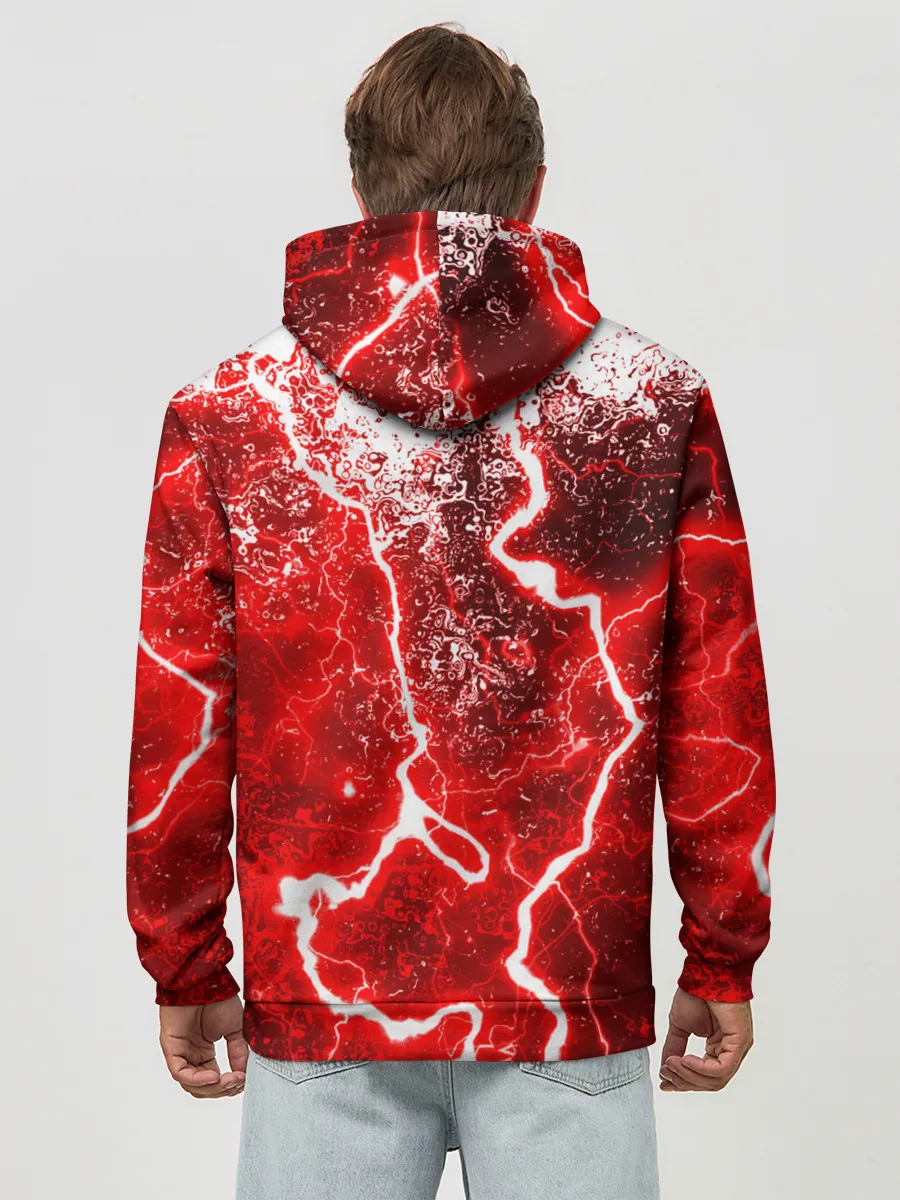 Худи мужской база хлопок / БРЫЗГИ КРАСОК