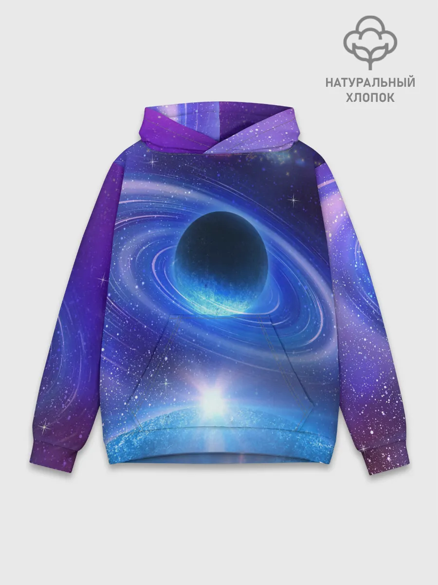 Худи мужской база хлопок / Космос