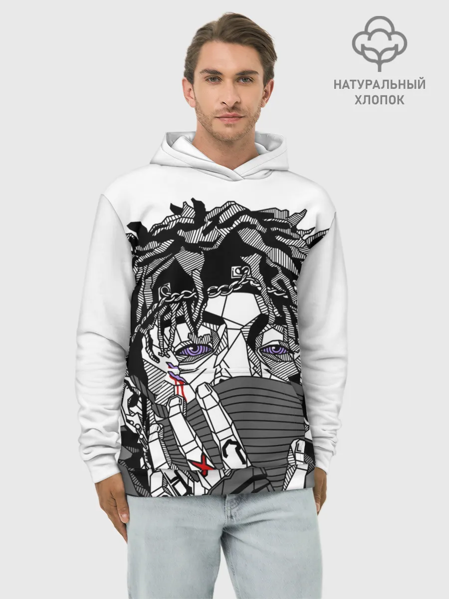 Худи мужской база хлопок / Scarlxrd