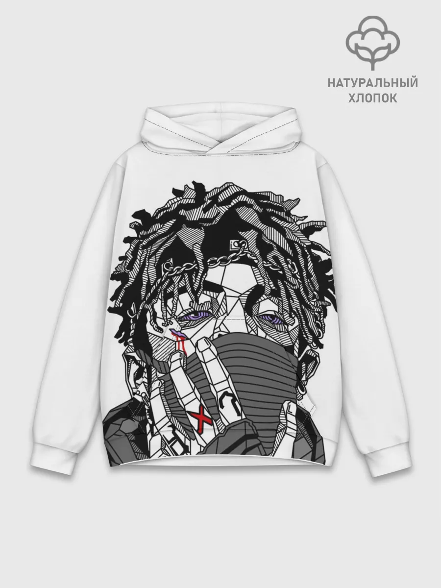 Худи мужской база хлопок / Scarlxrd