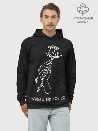 Худи мужской база хлопок / Lil Peep